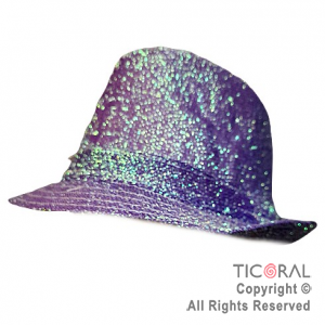 SOMBRERO TANGUERO FUNYI GLITTER LILA X  1